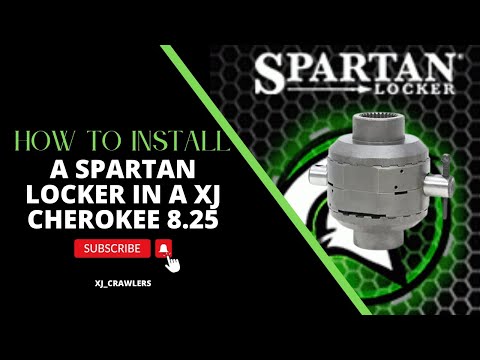 Spartan Locker Install in a Jeep Cherokee XJ With a Chrysler 8.25 Rear End