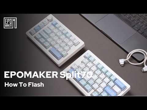 [How to Use] Epomaker Split70 | QMK Flashing