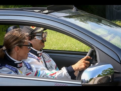 Peugeot 108 e Andreucci in pista alla cieca