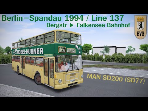 [OMSI-2] Berlin-Spandau / Line 137 / Bergstr → Falkensee Bahnhof