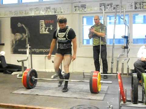 Janne Vesanen Raw Deadlift 255kg