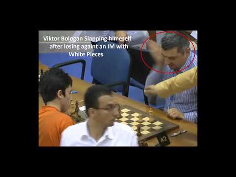 GM Viktor Bologan Slaps Himself (Dubai Blitz)