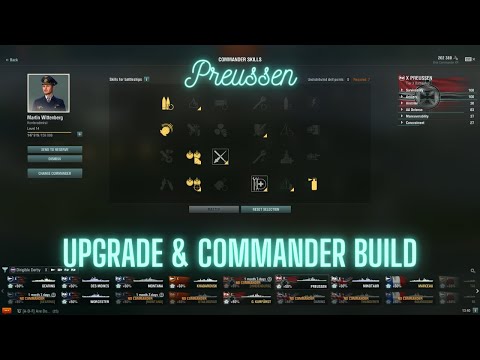 World of Warships - Preussen: Upgrade & Commander Build
