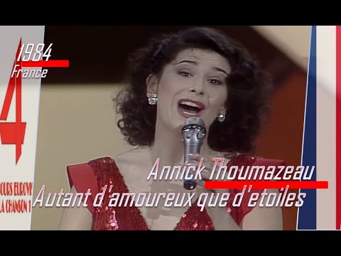 eurovision 1984 France 🇫🇷 Annick Thoumazeau - Autant d'amoureux que d'etoiles ᴴᴰ
