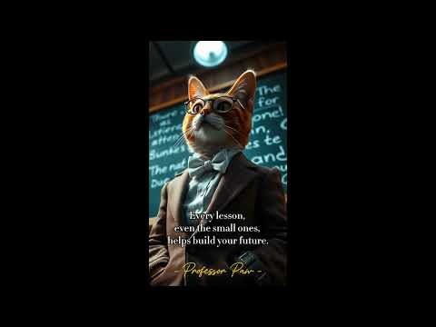 Professor Paws: Every Lesson Builds Your Future