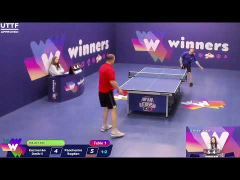 WINners CUP table 1 18.01  Kuzmenko Dmitrii - Panchenko Bogdan 12:30