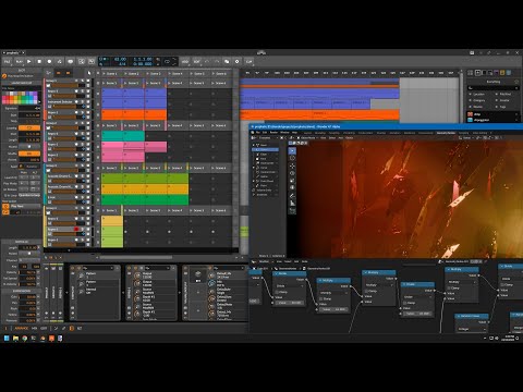 Track walkthrough | no talking | stepic 1.5 | u-he repro | blender animation | futurism - prophetic