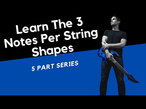 REALLY learn the major 3-notes-per-string shapes using this method - Jon Bjork Guitar