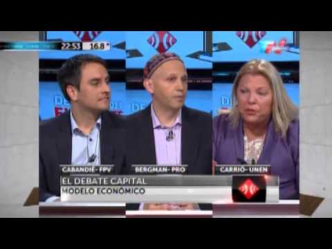 Los momentos más tensos del debate entre Carrió, Cabandié y Bergman