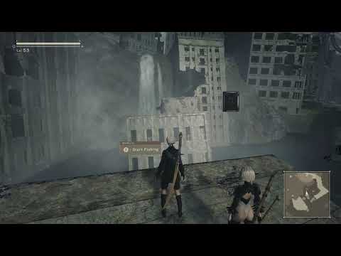 NieR Automata Flooded City Long Jump as 9S combo explained