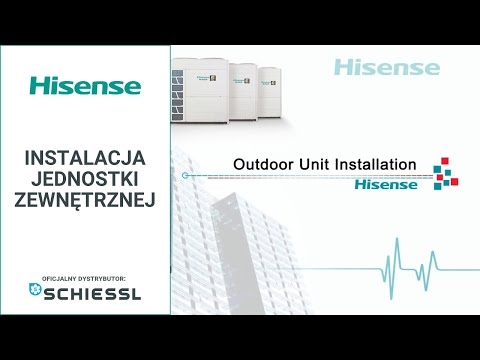 Hisense - Instalacja jednostki zewnętrznej - zdjęcie