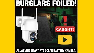 ALLWEVIEE OUTDOOR SMART PTZ SOLAR BATTERY CAMERA