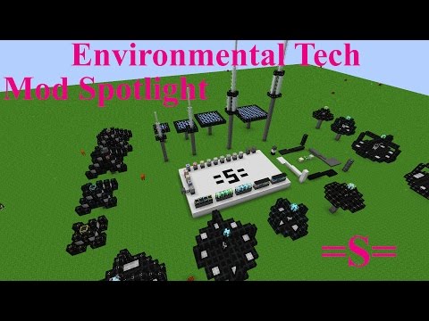 Environmental Tech Mod Spotlight Minecraft 1.10