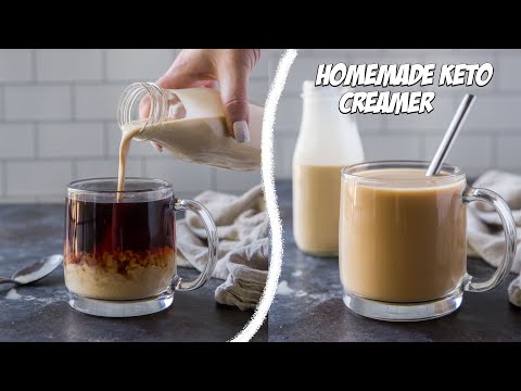 How to Make Homemade Keto Creamer | No Artificial Sweeteners