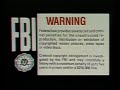 Warner Home Video FBI Warning 1080p60