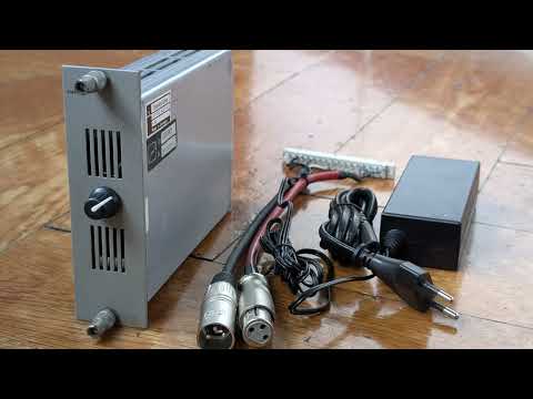 With audio demo: 1960s Siemens V274 mic preamp: 18 .. 46dB gain - recapped, full plug & play! image 15