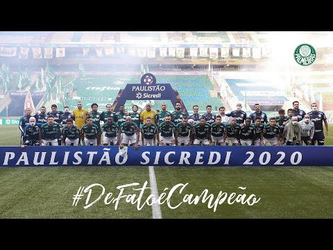 PALMEIRAS CAMPEÃO PAULISTA 2020 - GLOBO ESPORTE 10/08/2020 "SONS DO JOGO"