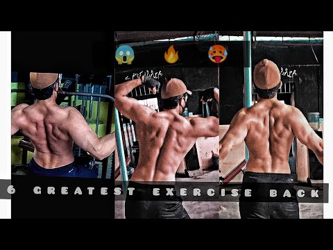6 greatest exercise to build a big back😱🔥 | Iconic Fitness #fitness #gym #backexercise