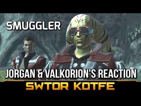 SWTOR KOTFE ► Jorgan Reacts to the Smuggler + Valkorion's Comment