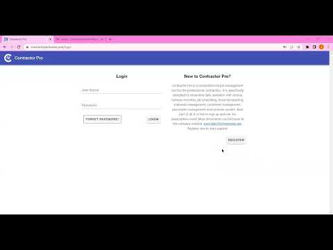 Contractor Pro App