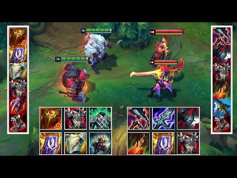 VOLIBEAR & ORNN VS AATROX & RHAAST FULL BUILD FIGHTS & Best Pentakills!