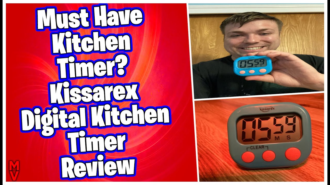 Must Have Kitchen Timer? Kissarex Digital Kitchen Timer Review MumblesVideos