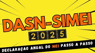 Como Fazer a Declaração Anual do MEI | DASN-SIMEI 2025