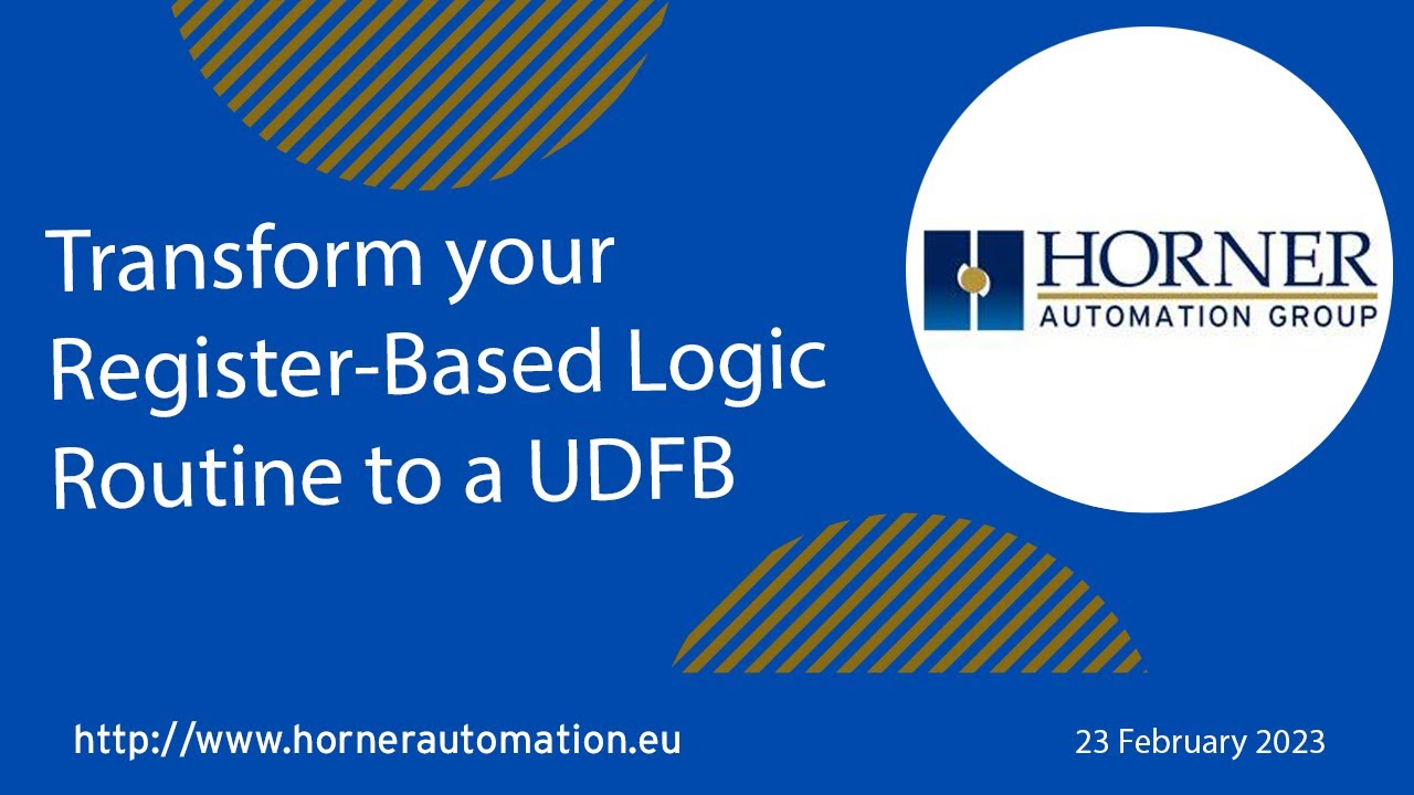 Transform your Register-Based Logic Routine to a UDFB