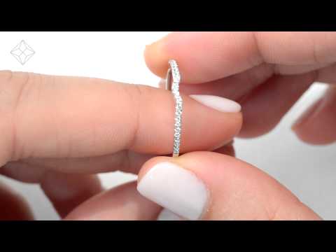 DN3221 - Engagement & Bridal Ring Set In 18K White Gold