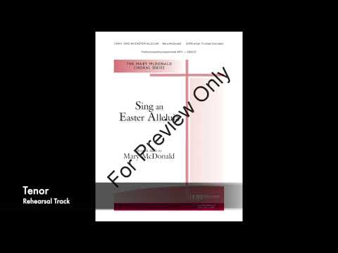 Sing An Easter Alleluia Trax   TENOR