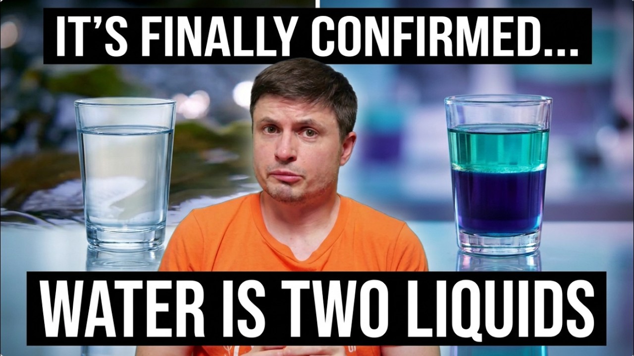 Shocking Confirmation That Liquid Water Is Two Separate Substances
