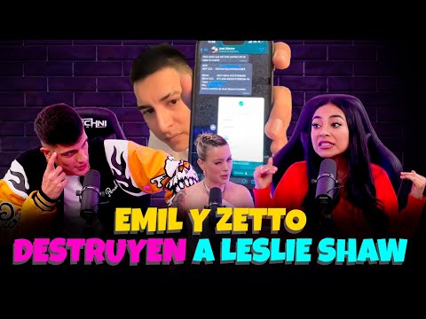 EMIL Y ZETTO  RESPONDEN A LESLIE SHAW 😱