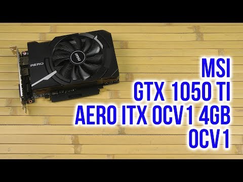 MSI GTX 1050 Ti AERO ITX 4G OCV1 4GB