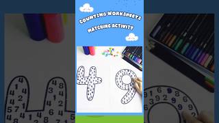 Printable Counting Worksheets for Kids  Learn Numbers Easily #diy #homeschoolingfun #finemotorskills