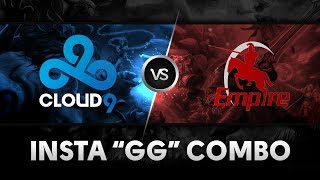 Insta "GG" Combo by C9 vs Empire @ ESL One