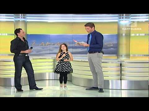 LTV laidos „Labas rytas" žiūrovus naujomis dainomis džiugino atlikėjas Mino - M.Mickevičius