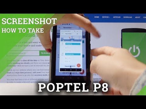 How to Capture Screen in POPTEL P8 - Screenshot Tutorial