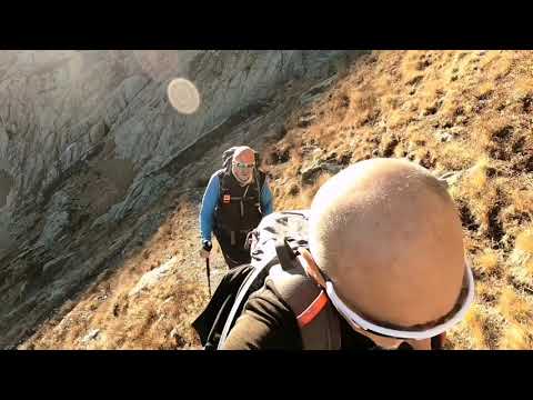 Punta ZANOTTİ 2734 mt da Pian della Regina Pietraporzio.Valle Stura 23 ottobre 2021