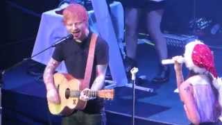 Ed Sheeran &amp; Christina Perri &quot;Be My Forever&quot; Live at Alice In Winterland 2014