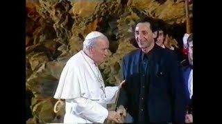 Franco Battiato - Un Oceano di silenzio - davanti al Papa Giovanni Paolo II