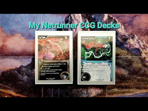 My Netrunner CCG Decks