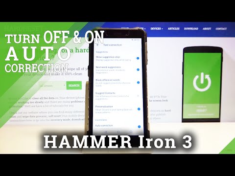How to Allow Auto-Correction in myPhone Hammer Iron 3 – Correct Text Automatically