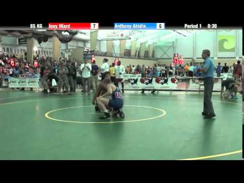 Men`s Freestyle 65 KG Joey Ward vs. Anthony Abidin