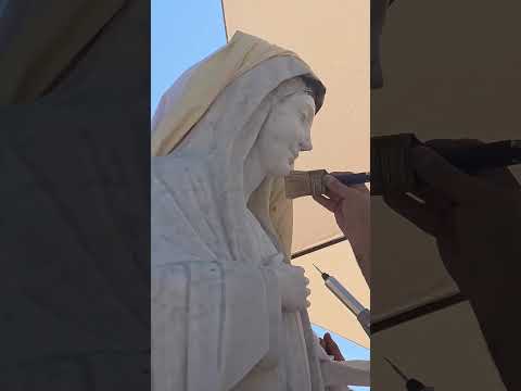 Obnova Gospina kipa na Brdu ukazanja u Bijakovićima se privodi kraju! #gospa #medjugorje
