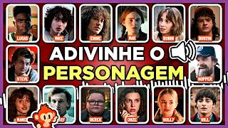 📼🌸STRANGER THINGS 5 🚴🏻🚴🏻♂️🚴🏻♀️🚴🏻 | 🔊 ADIVINHE PELA VOZ | Descubra o personagem | #quiz #macaquiz
