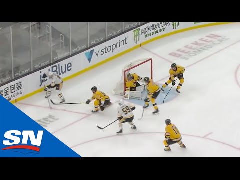 Sidney Crosby Sets-Up Jake Guentzel Goal With Slick Backhand Pass