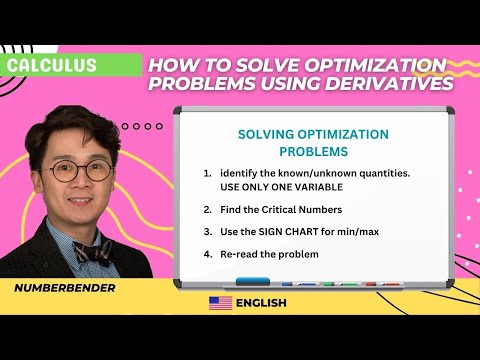 Calculus - Solving Optimization Problems Video