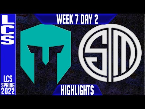 IMT vs TSM Highlights | LCS Spring 2022 W7D2 | Immortals vs Team Solomid