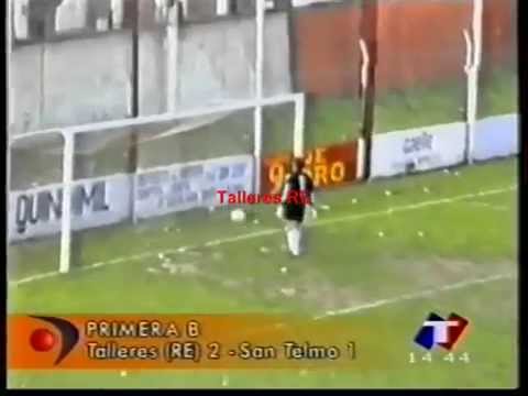 TALLERES (RE) 2 vs san telmo 1 - 1era B 1997/98