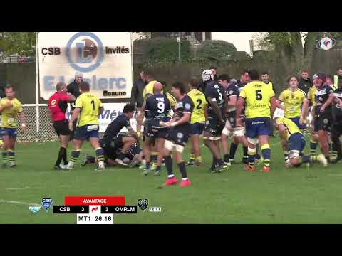 Nationale 2: Essai Thomas LANNY, CS Beaune, 10ème journée